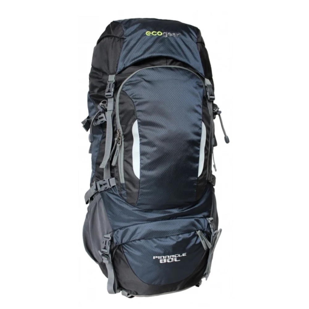 [New & Unused!] Ecogear Pinnacle Navy & Black 80L Hiking Backpack